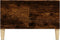 vidaXL - Salontafel - 55x55x36,5 - cm - bewerkt - hout - gerookt - eikenkleurig