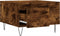 vidaXL - Salontafel - 55x55x36,5 - cm - bewerkt - hout - gerookt - eikenkleurig