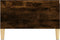 vidaXL - Salontafel - 55x55x36,5 - cm - bewerkt - hout - gerookt - eikenkleurig