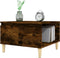 vidaXL - Salontafel - 55x55x36,5 - cm - bewerkt - hout - gerookt - eikenkleurig