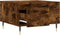 vidaXL - Salontafel - 55x55x36,5 - cm - bewerkt - hout - gerookt - eikenkleurig