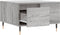 vidaXL - Salontafel - 55x55x36,5 - cm - bewerkt - hout - grijs - sonoma - eikenkleurig