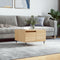 vidaXL - Salontafel - 55x55x36,5 - cm - bewerkt - hout - sonoma - eikenkleurig