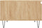 vidaXL - Salontafel - 55x55x36,5 - cm - bewerkt - hout - sonoma - eikenkleurig