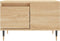 vidaXL - Salontafel - 55x55x36,5 - cm - bewerkt - hout - sonoma - eikenkleurig