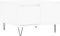 vidaXL - Salontafel - 55x55x36,5 - cm - bewerkt - hout - wit