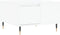 vidaXL - Salontafel - 55x55x36,5 - cm - bewerkt - hout - wit