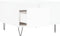 vidaXL - Salontafel - 55x55x36,5 - cm - bewerkt - hout - wit