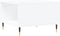 vidaXL - Salontafel - 55x55x36,5 - cm - bewerkt - hout - wit