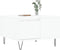 vidaXL - Salontafel - 55x55x36,5 - cm - bewerkt - hout - wit