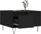 vidaXL - Salontafel - 55x55x36,5 - cm - bewerkt - hout - zwart