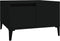 vidaXL - Salontafel - 55x55x36,5 - cm - bewerkt - hout - zwart