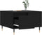 vidaXL - Salontafel - 55x55x36,5 - cm - bewerkt - hout - zwart