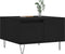 vidaXL - Salontafel - 55x55x36,5 - cm - bewerkt - hout - zwart