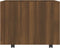 vidaXL - Salontafel - 55x55x40 - cm - bewerkt - hout - bruin - eikenkleur