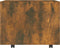 vidaXL - Salontafel - 55x55x40 - cm - bewerkt - hout - gerookt - eikenkleurig