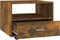 vidaXL - Salontafel - 55x55x40 - cm - bewerkt - hout - gerookt - eikenkleurig