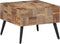 vidaXL - Salontafel - 55x55x40 - cm - massief - gerecycled - teakhout - grijs