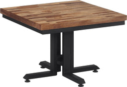 vidaXL - Salontafel - 55x55x40 - cm - massief - gerecycled - teakhout