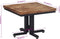 vidaXL - Salontafel - 55x55x40 - cm - massief - gerecycled - teakhout