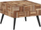 vidaXL - Salontafel - 55x55x40 - cm - massief - gerecycled - teakhout - grijs