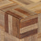 vidaXL - Salontafel - 55x55x40 - cm - massief - gerecycled - teakhout - grijs