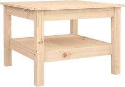 vidaXL - Salontafel - 55x55x40 - cm - massief - grenenhout