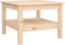 vidaXL - Salontafel - 55x55x40 - cm - massief - grenenhout