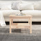 vidaXL - Salontafel - 55x55x40 - cm - massief - grenenhout