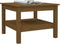 vidaXL - Salontafel - 55x55x40 - cm - massief - grenenhout - honingbruin