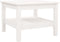 vidaXL - Salontafel - 55x55x40 - cm - massief - grenenhout - wit