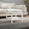 vidaXL - Salontafel - 55x55x40 - cm - massief - grenenhout - wit