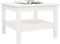 vidaXL - Salontafel - 55x55x40 - cm - massief - grenenhout - wit