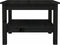 vidaXL - Salontafel - 55x55x40 - cm - massief - grenenhout - zwart