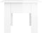 vidaXL - Salontafel - 55x55x42 - cm - bewerkt - hout - hoogglans - wit