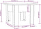 vidaXL - Salontafel - 55x55x42 - cm - bewerkt - hout - hoogglans - wit