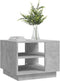 vidaXL - Salontafel - 55x55x43 - cm - bewerkt - hout - betongrijs