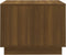 vidaXL - Salontafel - 55x55x43 - cm - bewerkt - hout - bruin - eikenkleur