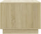 vidaXL - Salontafel - 55x55x43 - cm - bewerkt - hout - sonoma - eikenkleurig
