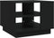 vidaXL - Salontafel - 55x55x43 - cm - bewerkt - hout - zwart