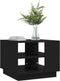 vidaXL - Salontafel - 55x55x43 - cm - bewerkt - hout - zwart