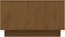 vidaXL - Salontafel - 55x56x32 - cm - massief - grenenhout - honingbruin