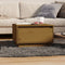 vidaXL - Salontafel - 55x56x32 - cm - massief - grenenhout - honingbruin