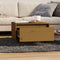vidaXL - Salontafel - 55x56x32 - cm - massief - grenenhout - honingbruin