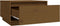 vidaXL - Salontafel - 55x56x32 - cm - massief - grenenhout - honingbruin