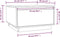 vidaXL - Salontafel - 55x56x32 - cm - massief - grenenhout
