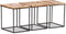 vidaXL - Salontafel - 56x48x40 - cm - massief - mangohout