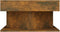 vidaXL - Salontafel - 57x57x30 - cm - bewerkt - hout - gerookt - eikenkleurig