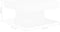 vidaXL - Salontafel - 57x57x30 - cm - bewerkt - hout - hoogglans - wit