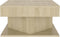 vidaXL - Salontafel - 57x57x30 - cm - bewerkt - hout - sonoma - eikenkleurig